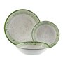 Assiettes Versa Vert Porcelaine 18 Pièces