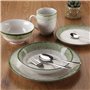 Assiettes Versa Vert Porcelaine 18 Pièces