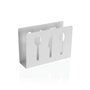 Porte-serviettes Versa Blanc Métal Céramique Acier Fer 4