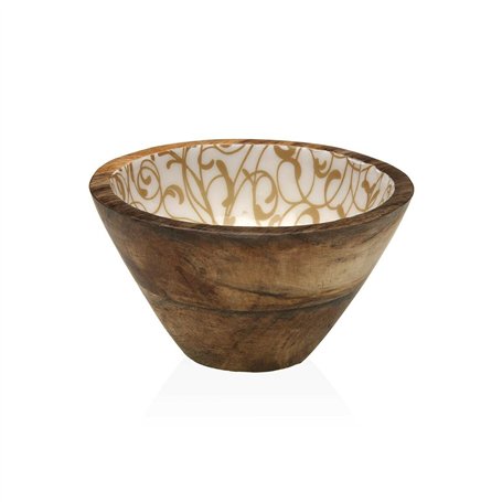 Bol Versa Serpentine Bambou Porcelaine Bois de manguier