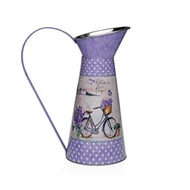 Vase Versa Lila Métal Bicyclette 16 x 28 x 22 cm