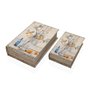 Boîte Décorative Versa Toile Bois MDF Arbre