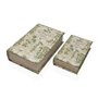 Boîte Décorative Versa Toile Bois MDF Oiseau
