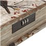Boîte à bijoux Versa Toile Bois MDF 7 x 22 x 16 cm Oiseau