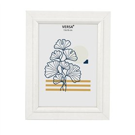 Cadre photo Versa Blanc Bois MDF Vintage 1