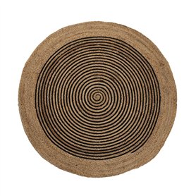Tapis Versa Noir Cercles