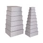 Set de boîtes décoratives Versa Rose Carton Fleurs (15 Pièces)