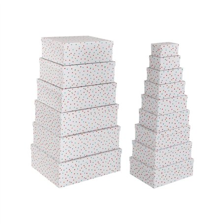 Set de boîtes décoratives Versa Carton (15 Pièces)