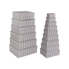 Set de boîtes décoratives Versa Carton (15 Pièces)