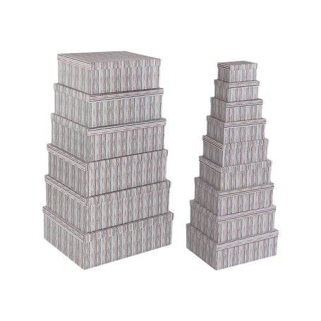 Set de boîtes décoratives Versa Carton (15 Pièces)