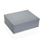 Set de boîtes décoratives Versa Gris Carton Fleurs (15 Pièces)