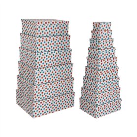 Set de boîtes décoratives Versa Carton (15 Pièces)