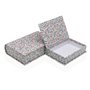 Boîte Décorative Versa Toile Bois MDF Fleurs Livre