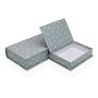 Boîte Décorative Versa Toile Bois MDF Fleurs Livre