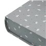Boîte Décorative Versa Toile Bois MDF Fleurs Livre
