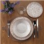 Assiettes Versa Beige Porcelaine 18 Pièces