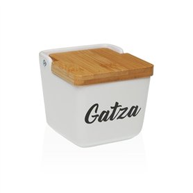 Salière avec couvercle Versa GATZA Blanc Céramique 12
