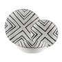 Assiettes Versa Gris Porcelaine 18 Pièces