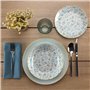 Assiettes Versa BREEZE  Bleu Porcelaine 18 Pièces