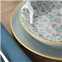 Assiettes Versa BREEZE  Bleu Porcelaine 18 Pièces