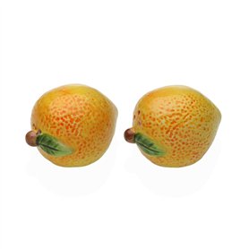 Salière et Poivrière Versa Céramique Dolomite Citron 5