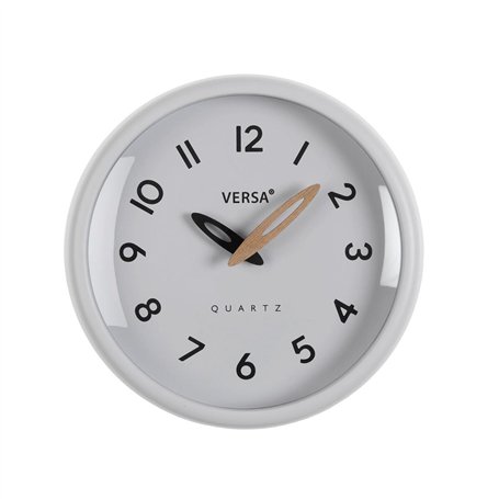 Horloge Murale Versa Blanc Plastique
