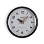 Horloge Murale Versa Blanc Noir Plastique