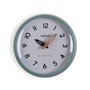 Horloge Murale Versa Blanc Vert Plastique