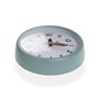 Horloge Murale Versa Blanc Vert Plastique