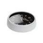 Horloge Murale Versa Blanc Noir Plastique