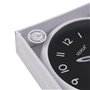 Horloge Murale Versa Blanc Noir Plastique