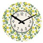 Horloge Murale Versa Bois Citron 4 x 30 x 30 cm