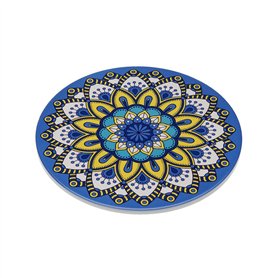 Dessous de plat Versa Bleu Liège Céramique Mandala 20 X 0