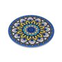 Dessous de plat Versa Bleu Liège Céramique Mandala 20 X 0
