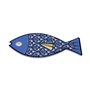 Dessous de plat Versa Bleu Liège Céramique Poisson 14 x 0
