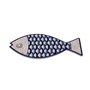 Dessous de plat Versa Bleu Gris Liège Céramique Poisson 14 x 0