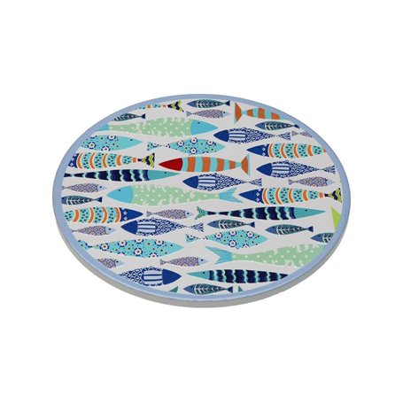 Dessous de plat Versa Liège Céramique Poissons 20 X 0