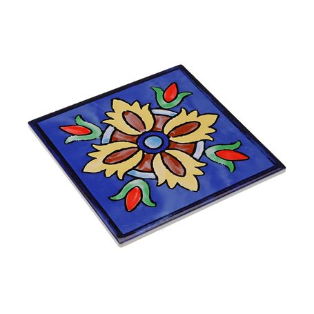 Dessous de plat Versa Bleu Liège Céramique Carrelage 20 X 0