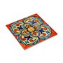 Dessous de plat Versa Bleu Orange Liège Céramique Carrelage 20 X 0