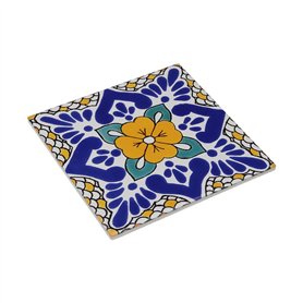 Dessous de plat Versa Bleu Liège Céramique Carrelage 20 X 0