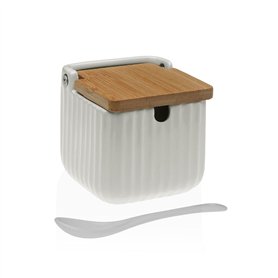 Sucrier Versa Blanc Céramique Bambou Dolomite 8