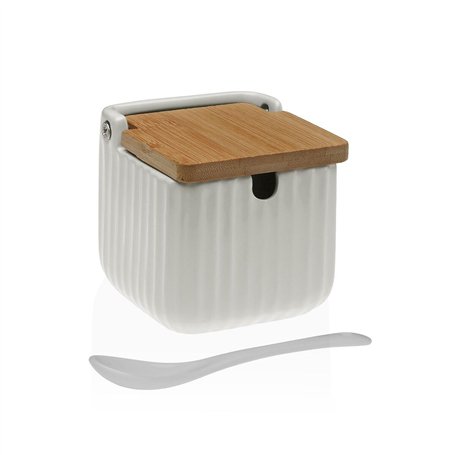 Sucrier Versa Blanc Céramique Bambou Dolomite 8
