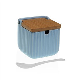 Sucrier Versa Bleu Céramique Bambou Dolomite 8