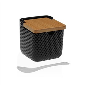 Sucrier Versa Noir Céramique Bambou Dolomite 8