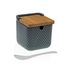 Sucrier Versa Gris Céramique Bambou Dolomite 8