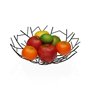 Coupe à fruits Versa Noir Métal Acier 30 x 9 x 30 cm
