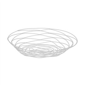 Coupe à fruits Versa Blanc Métal Acier 23 X 7 X 31 CM