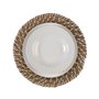 Dessous de plat Versa Blanc Textile Jacinthe d'eau 38 cm