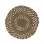 Dessous de plat Versa Blanc Vert Textile Jacinthe d'eau 38 cm