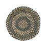 Dessous de plat Versa Bleu Blanc Textile Jacinthe d'eau 38 cm